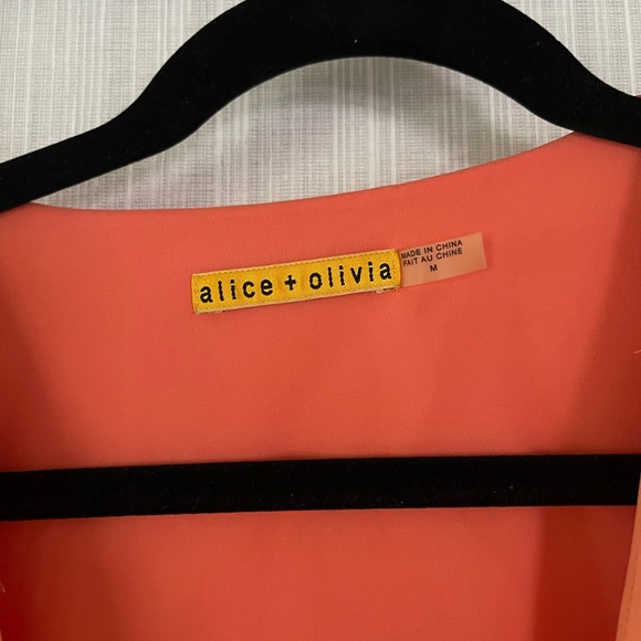 Alice + Olivia Mini Silk Dress - Picture 2 of 5